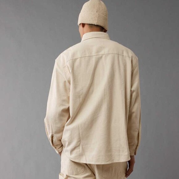 AE Men's Relaxed Fit Long Sleeve Shirt - Picture 2 of 6